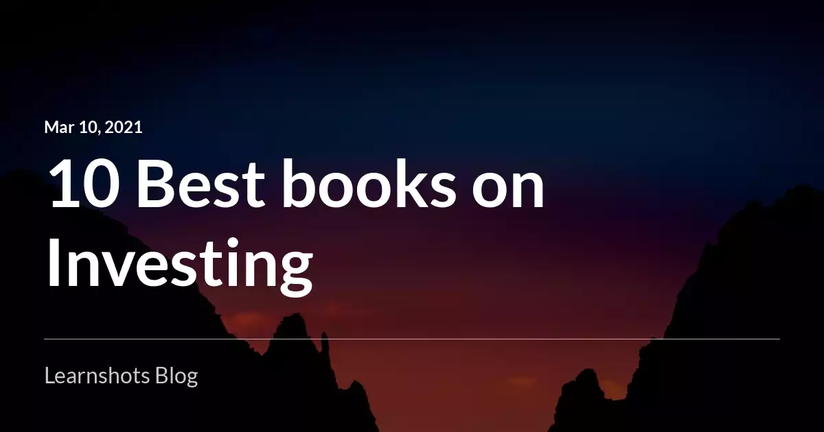 best books on investing